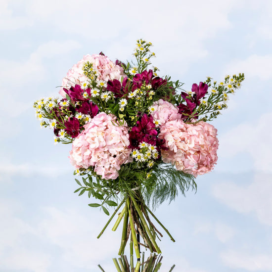 RAMO "HORTENSIAS ROSADAS"
